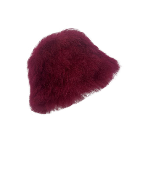 Cashmere Shearling Bucket Hat