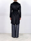 The Reece Cashmere Coat with Mink Fur Collar