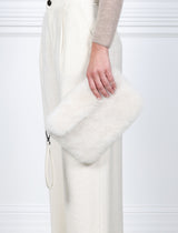 Cashmere Shearling Clutch