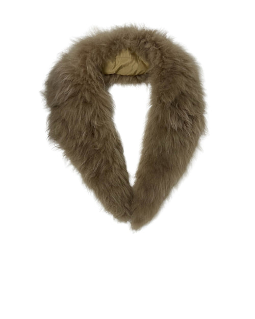 Dyed Cashmere Shearling  Collar