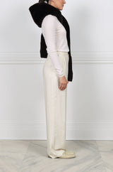 Merino Shearling Scoodie with Pockets