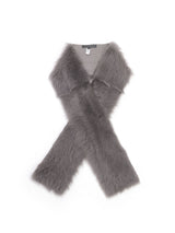Toscana Shearling Raw Edge Scarf