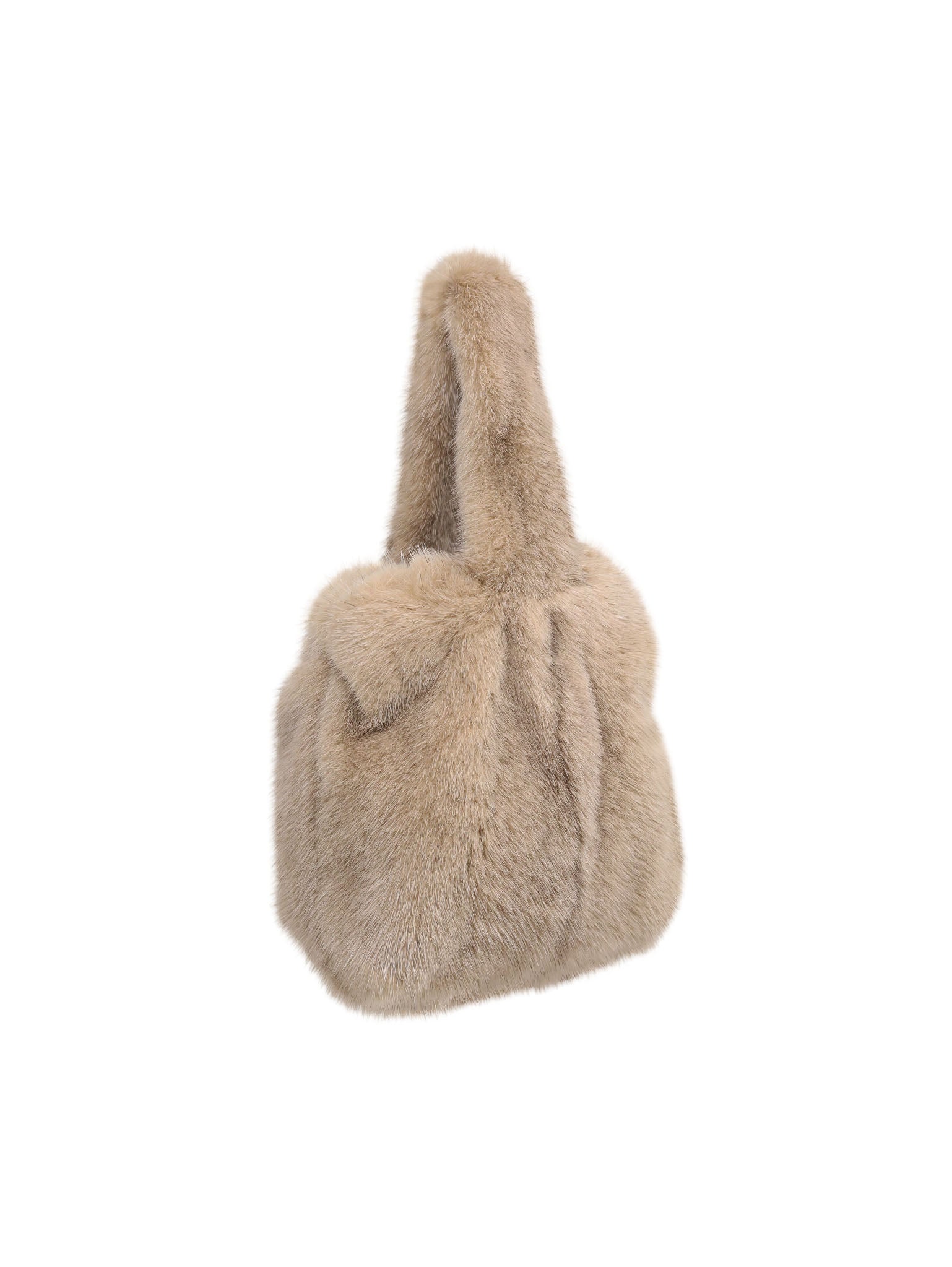 The Meow Mini Mink Fur Bag in Solid Colors