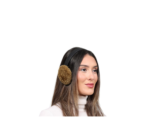 Curly Shearling Earmuffs