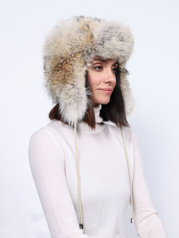 Coyote Trapper Hat