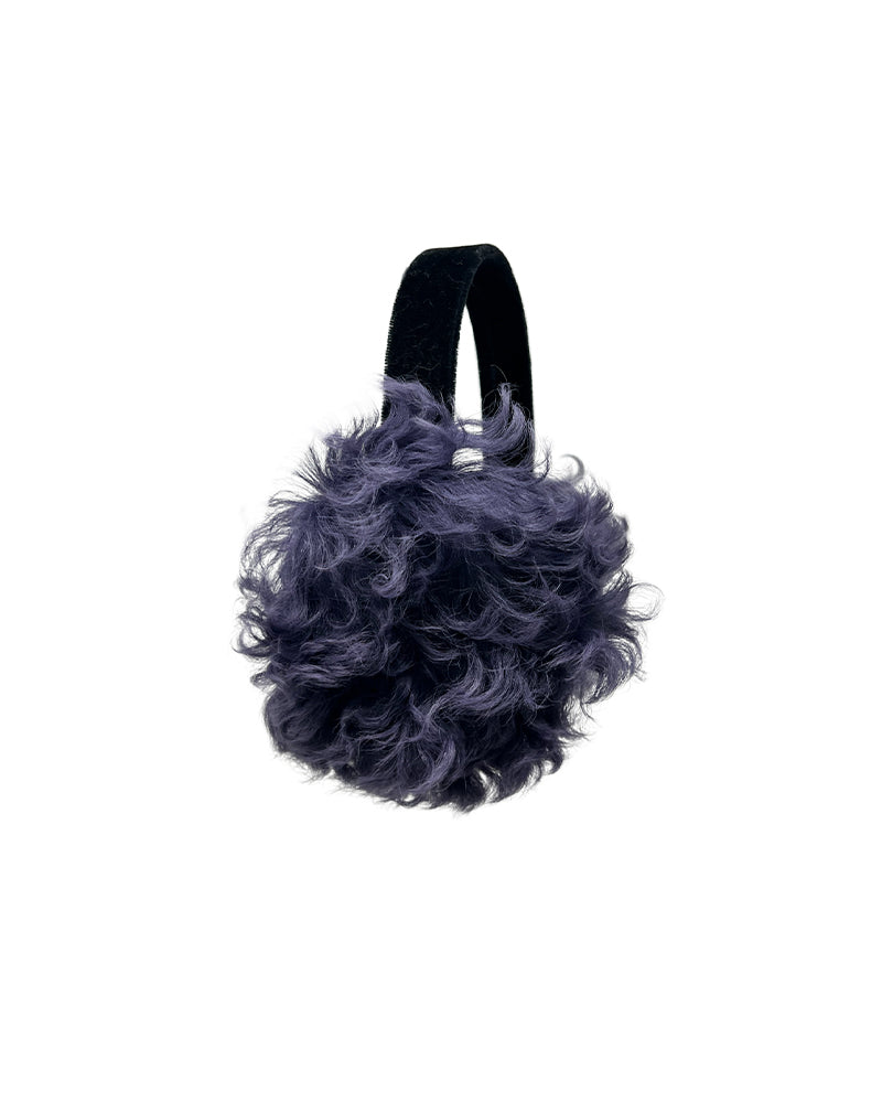 Curly Shearling Earmuffs