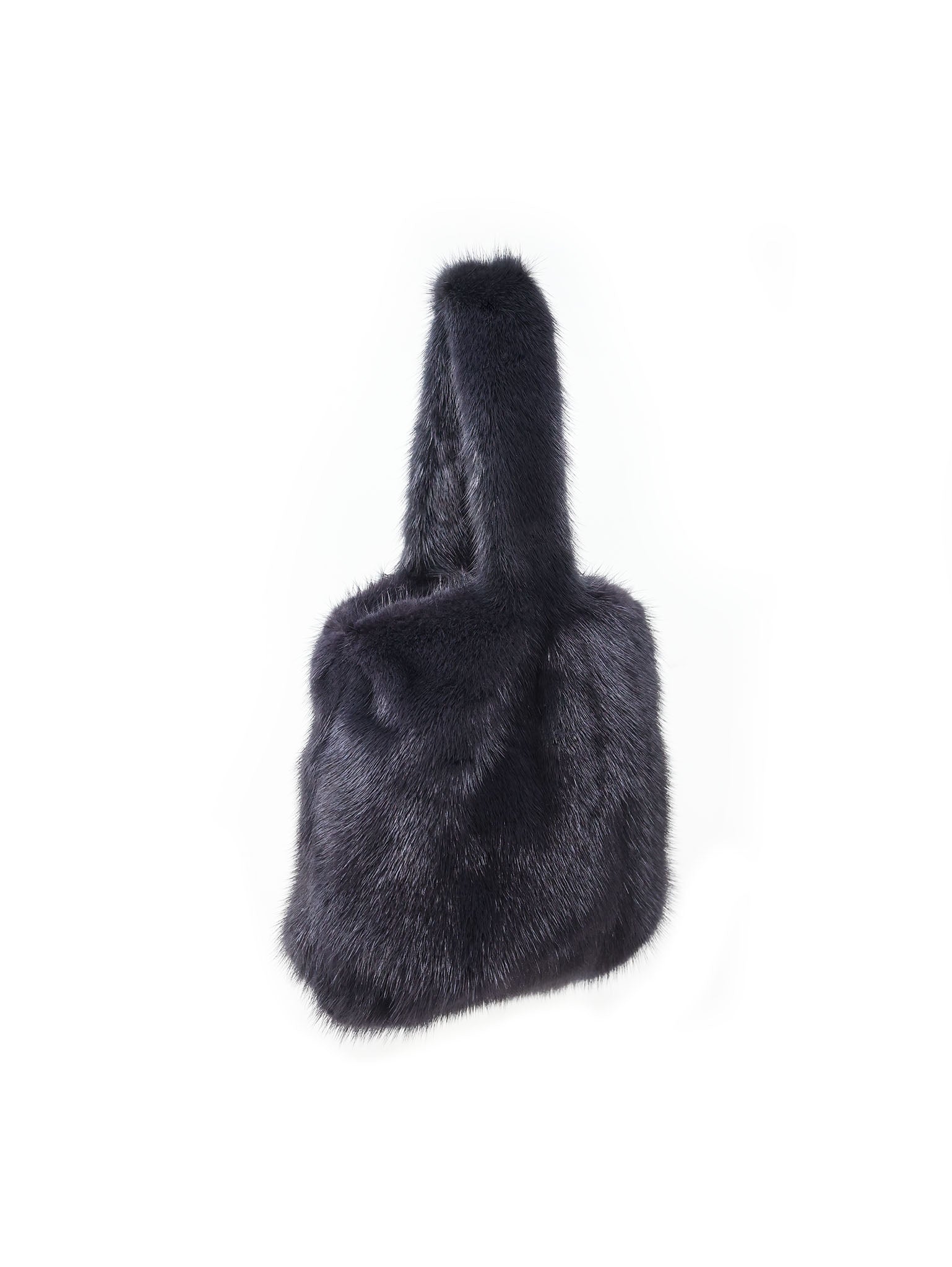 The Meow Mini Mink Fur Bag in Solid Colors