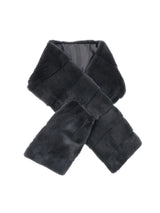 Cross Cut Pull-Through Plucked Mink Fur Scarf (NEW)