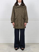 The Mahogany Shearling Lined Coat