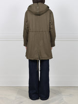 The Mahogany Shearling Lined Coat