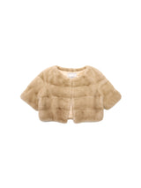 The Stratus Mink Fur Shrug