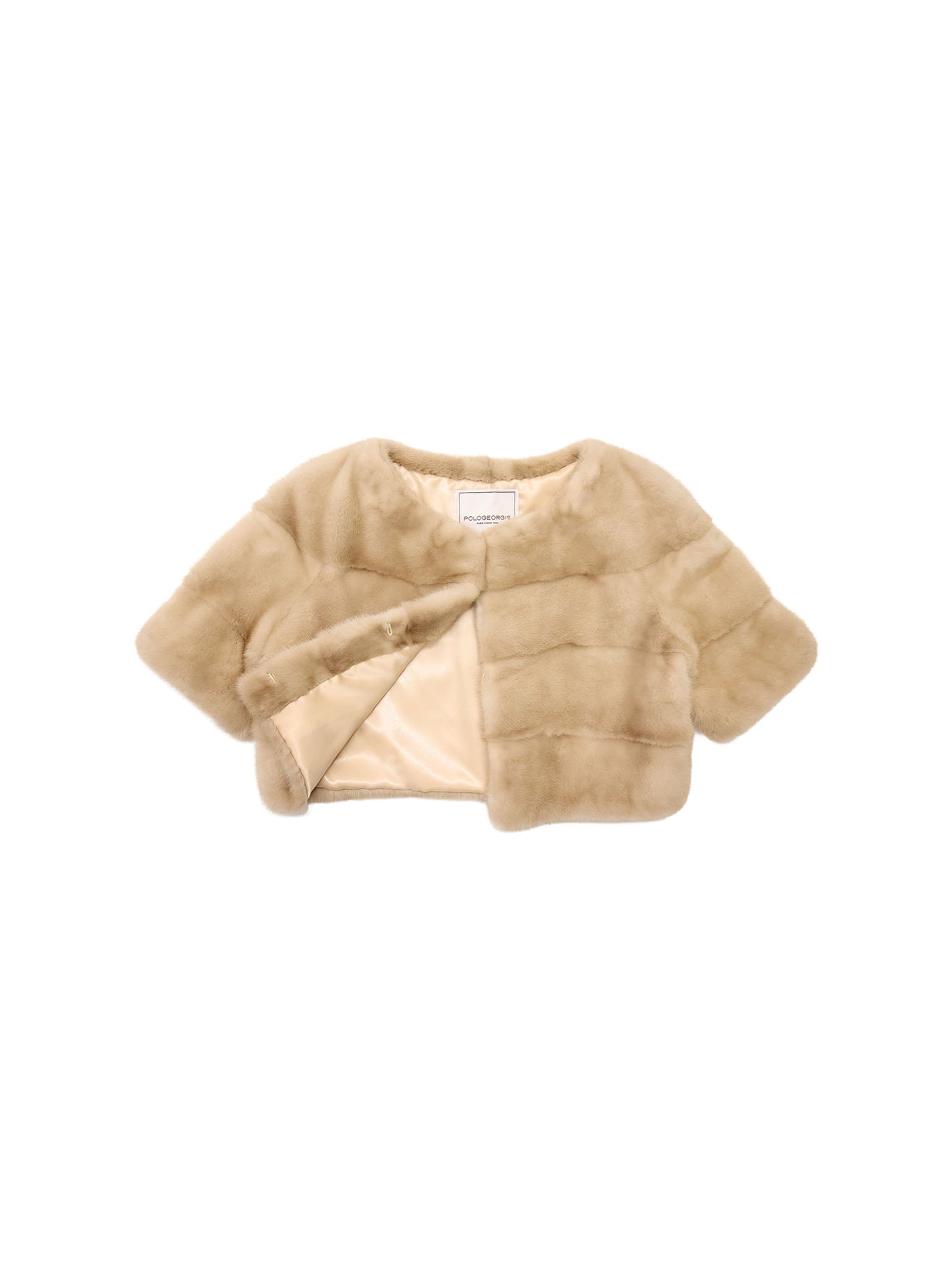 The Stratus Mink Fur Shrug
