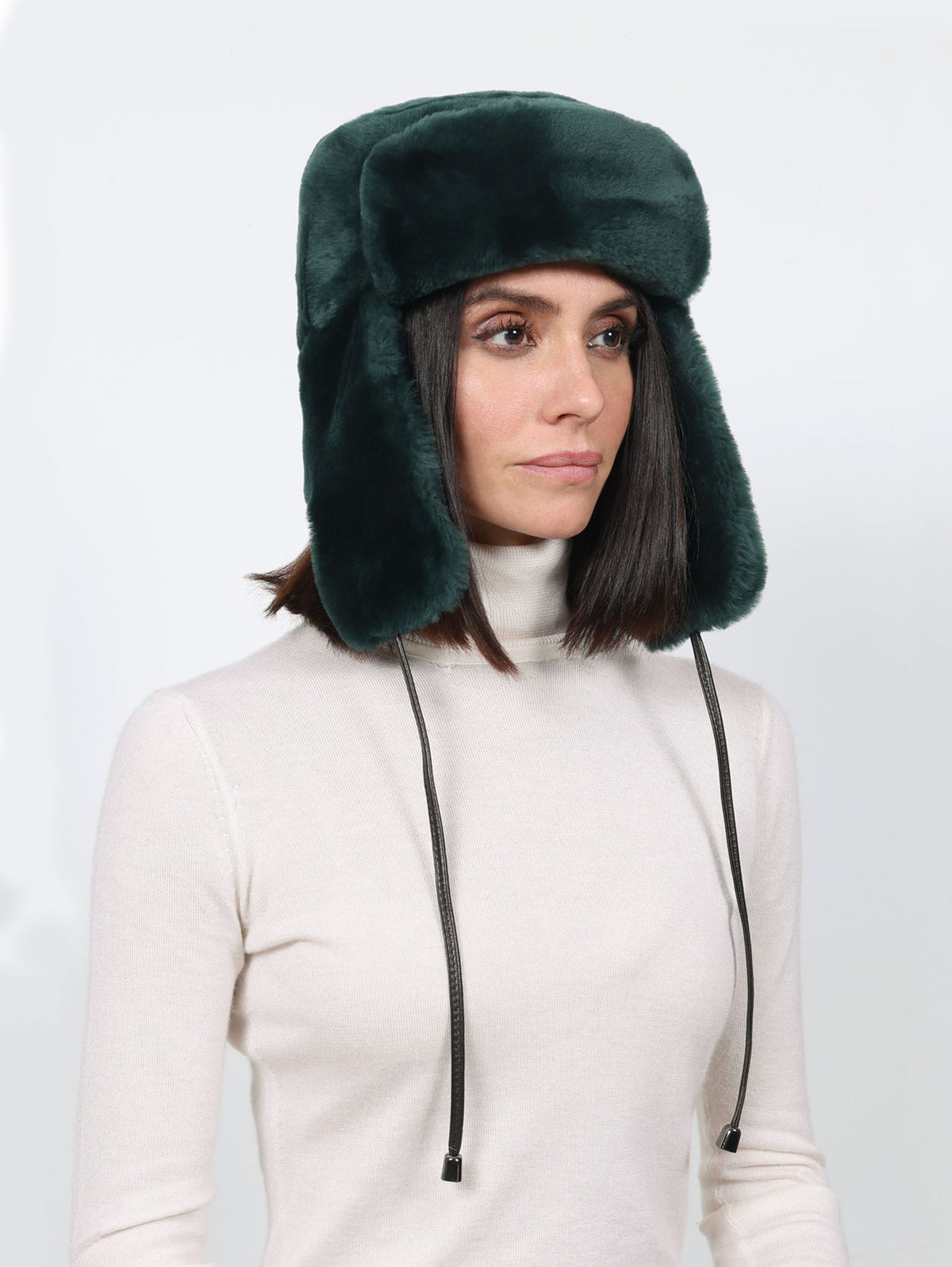 Merino Shearling Trapper Hat – POLOGEORGIS display picture 2