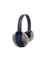 Two Tone Smooth Shearling Earmuffs