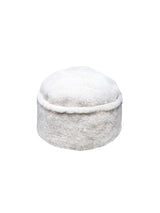 Sheared Curly Shearling Beanie
