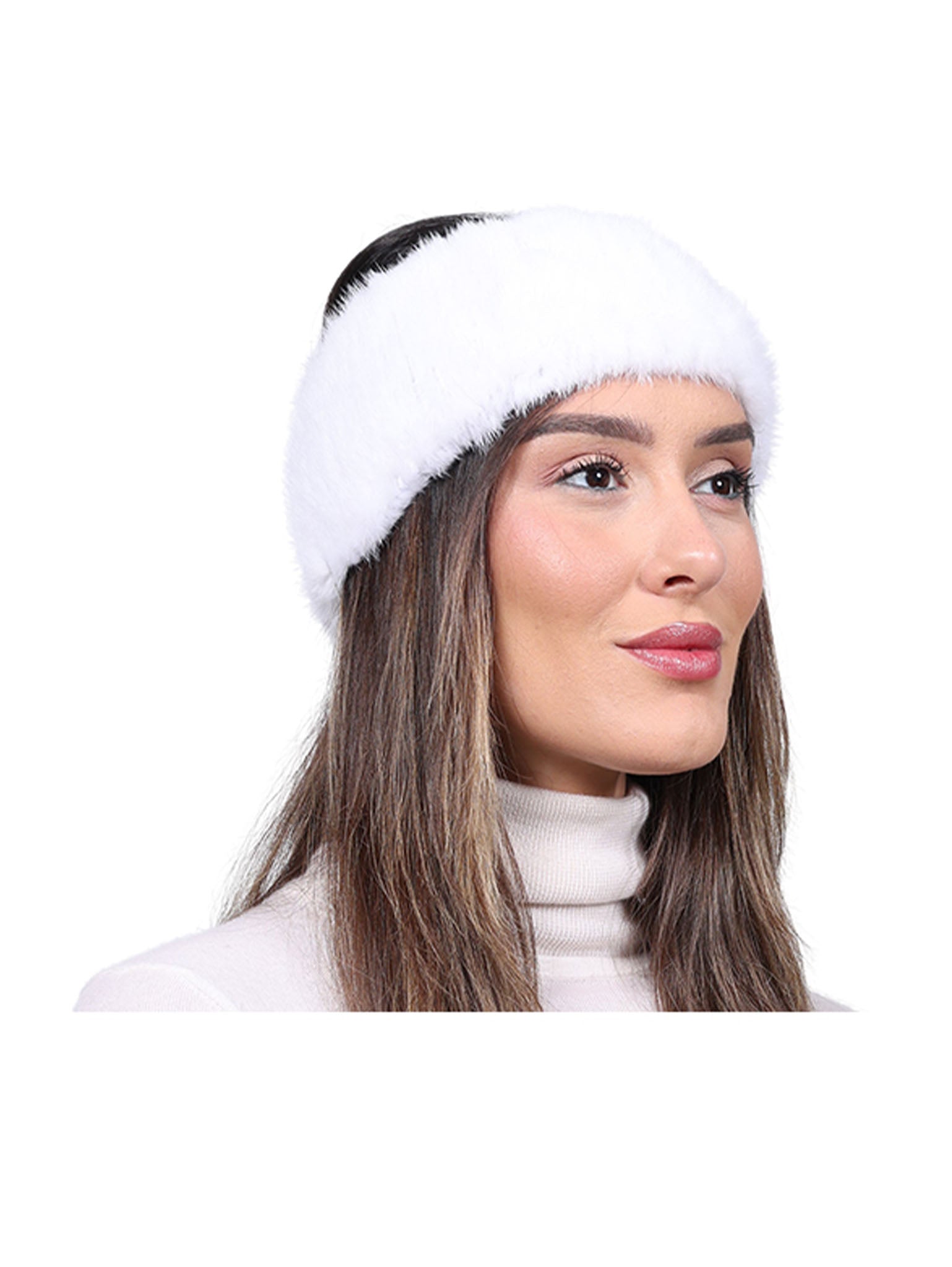 Knitted Mink Headband in Multiple Colors