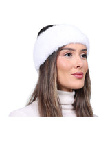 Knitted Mink Headband in Multiple Colors