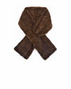 The Whistler Pull-Through Knitted Mink Scarf