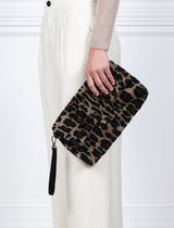 Shearling Clutch