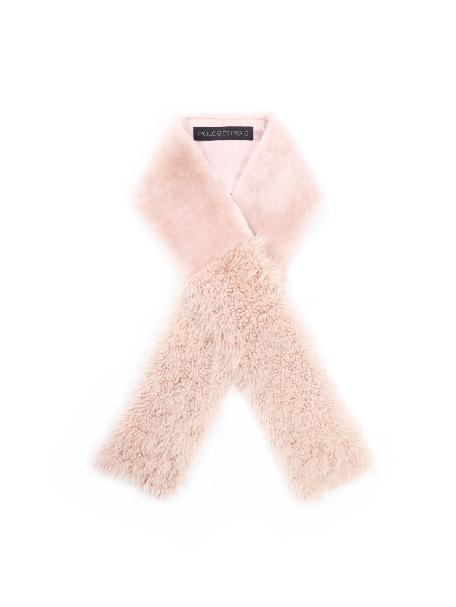 Merino & Curly Shearling Scarf