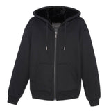 Mens Rabbit Lined Hooded Sweatshirt