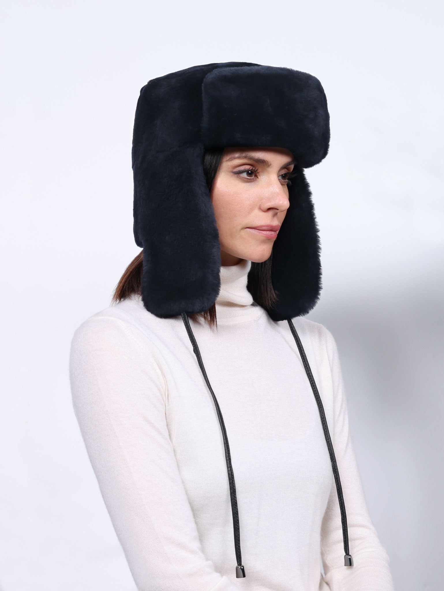 Merino Shearling Trapper Hat