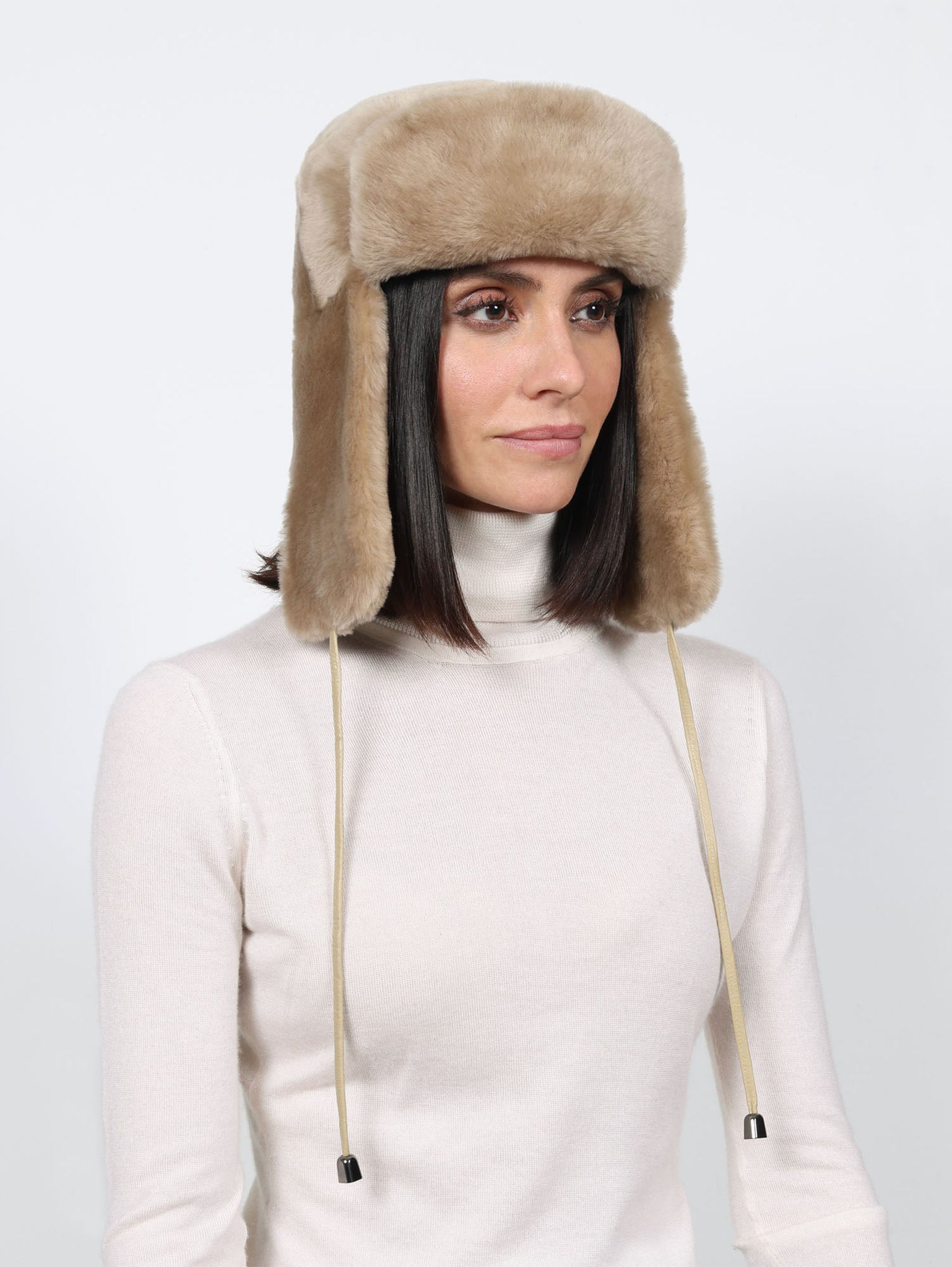 Merino Shearling Trapper Hat