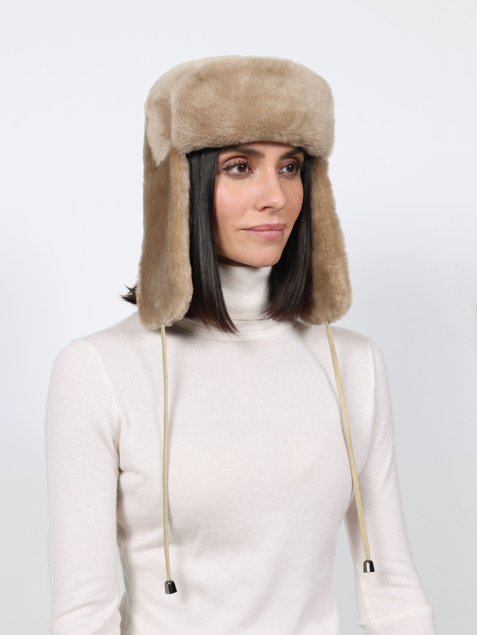 Merino Shearling Trapper Hat