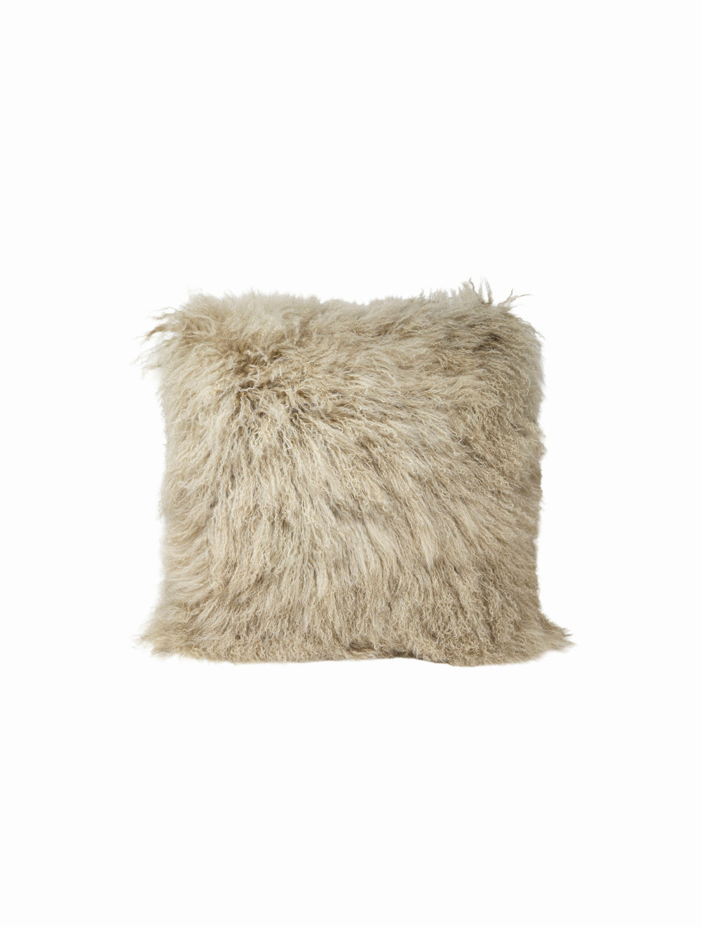 Curly Shearling Pillow in Multiple Colors