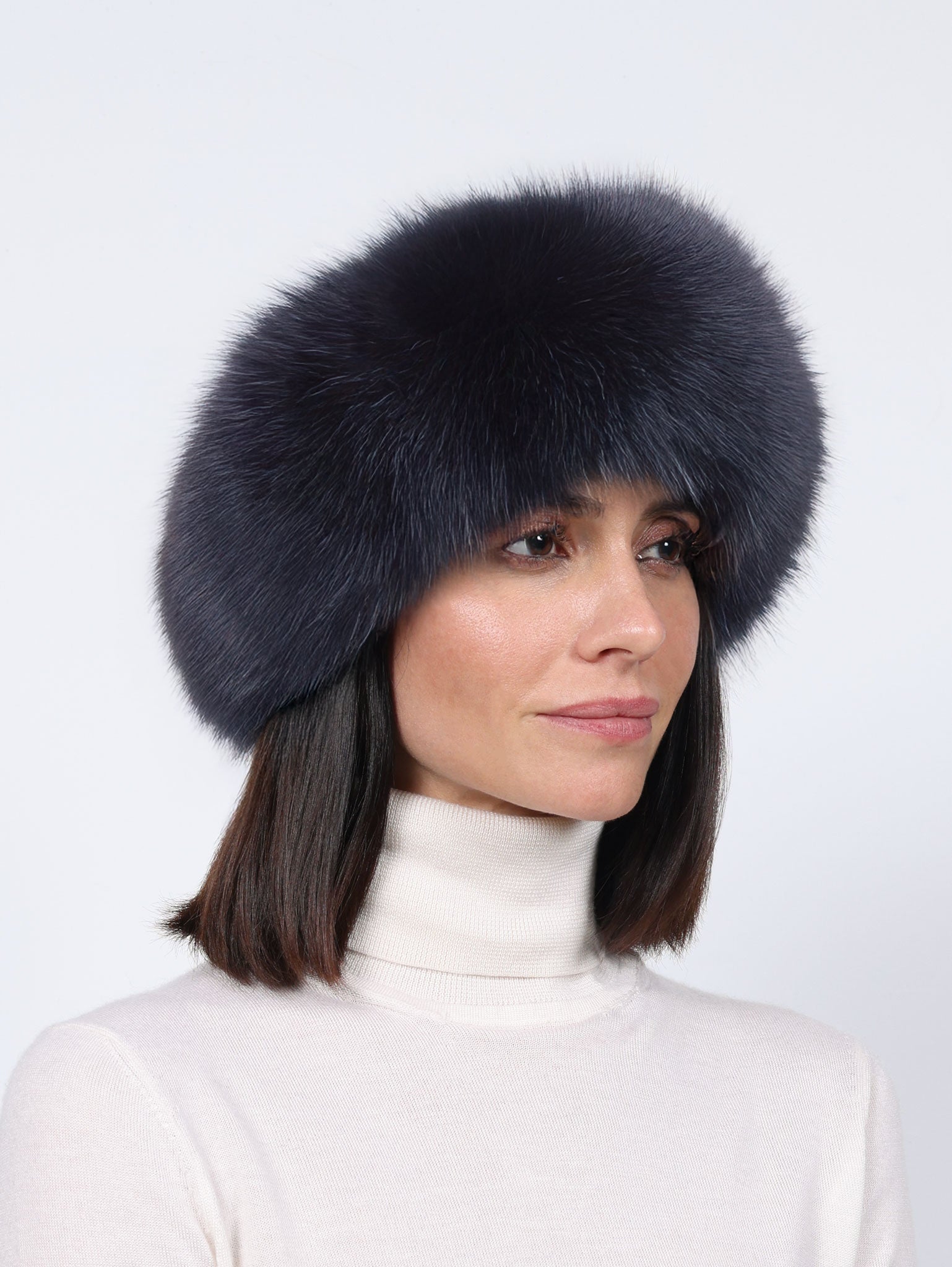 Smooth Fur Headband Convertible to a Scarf