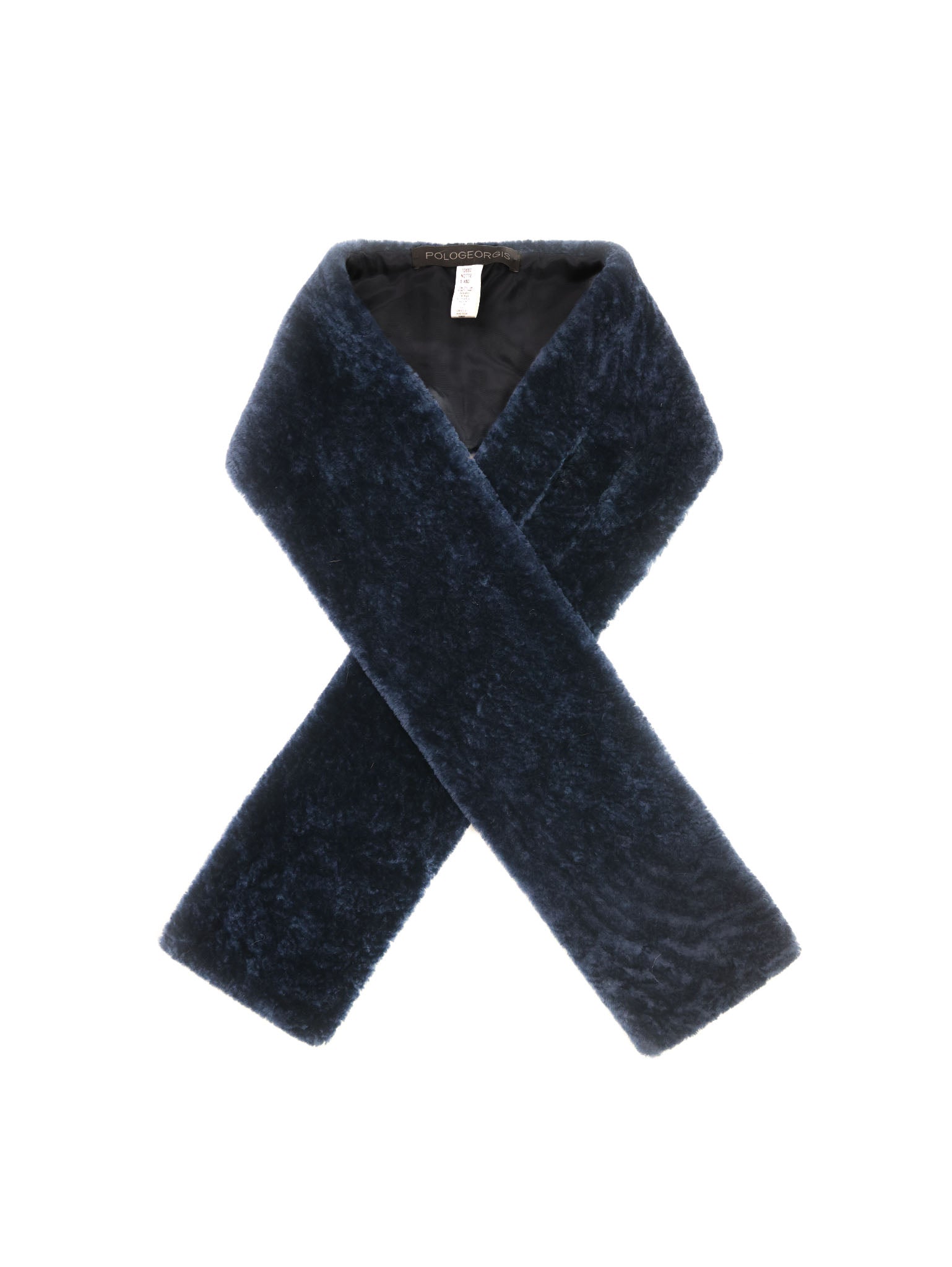 Sheared  Cosmos Shearling Pull Through Scarf