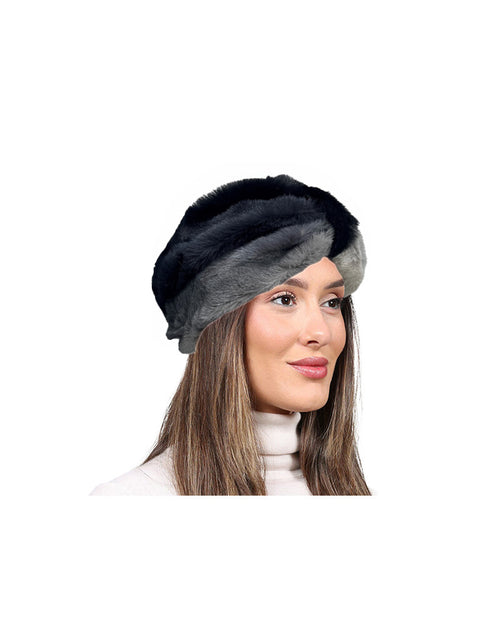 Ombre Shearling Headpiece