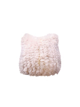 Knitted Shearling Hat with Ears