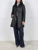 The Maisy Shearling Coat in Black