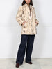 Upcycled Mink Fur Short Coat in Ivory