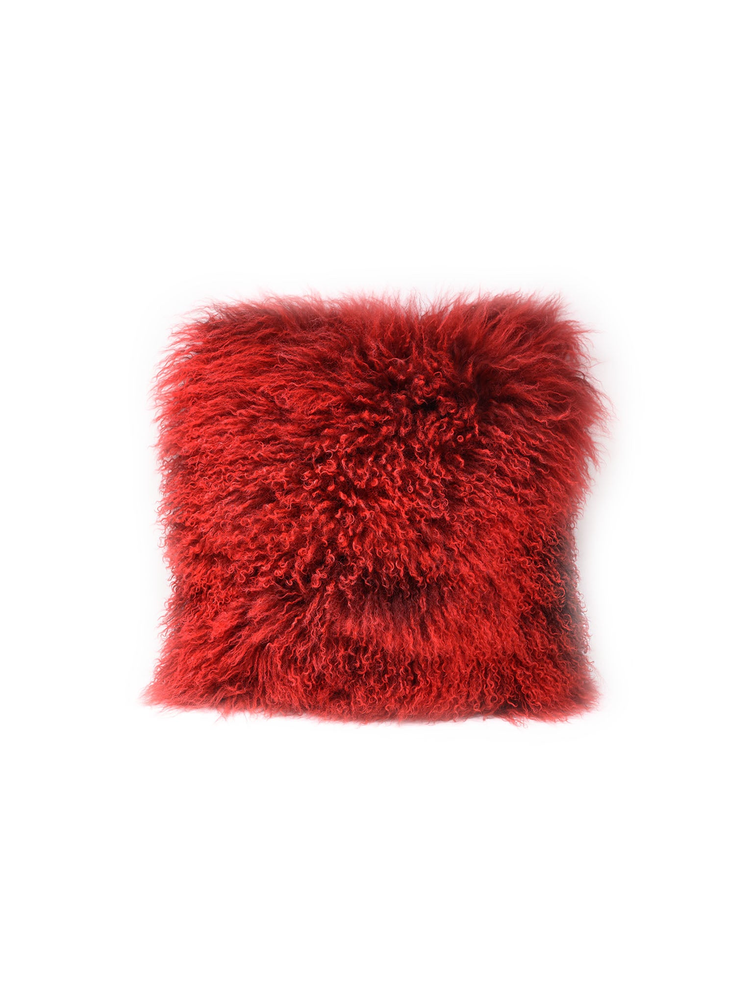 Curly Shearling Pillow in Multiple Colors
