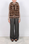 The Anya Sable Fur Vest