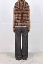 The Anya Sable Fur Vest