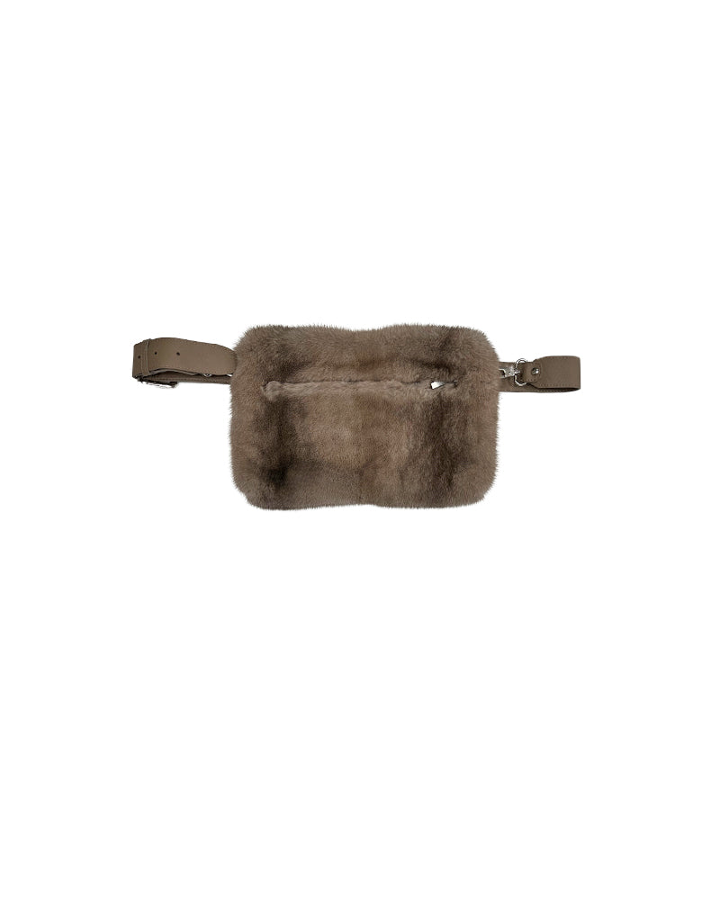 Mink fur Fanny pack/ on sale crossbody