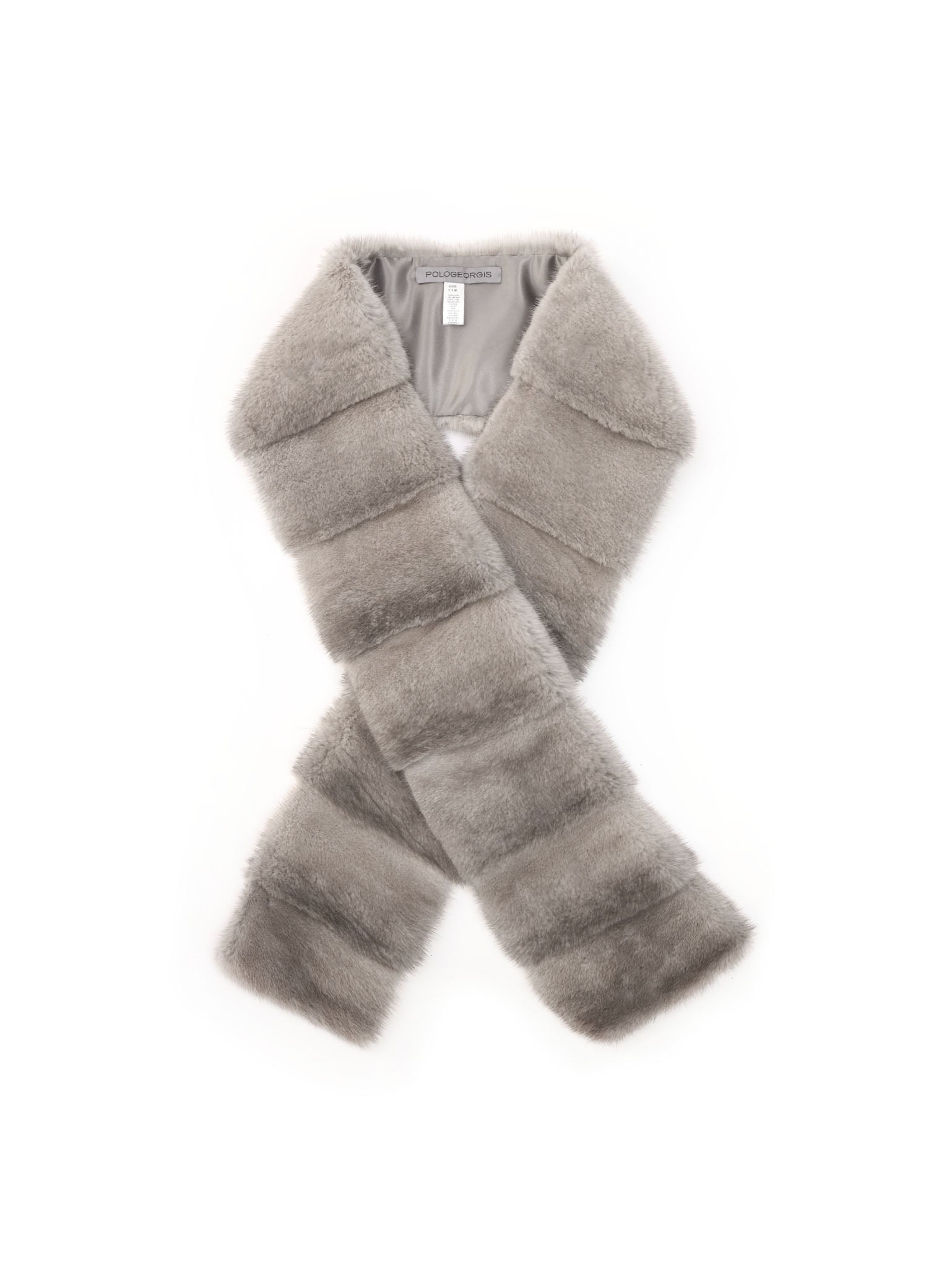 Long Cross Cut Mink Scarf