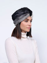 Ombre Shearling Headpiece