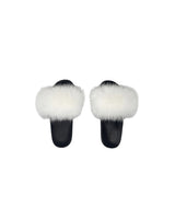 Dyed Fox Fur Slipper in Assorted Colors