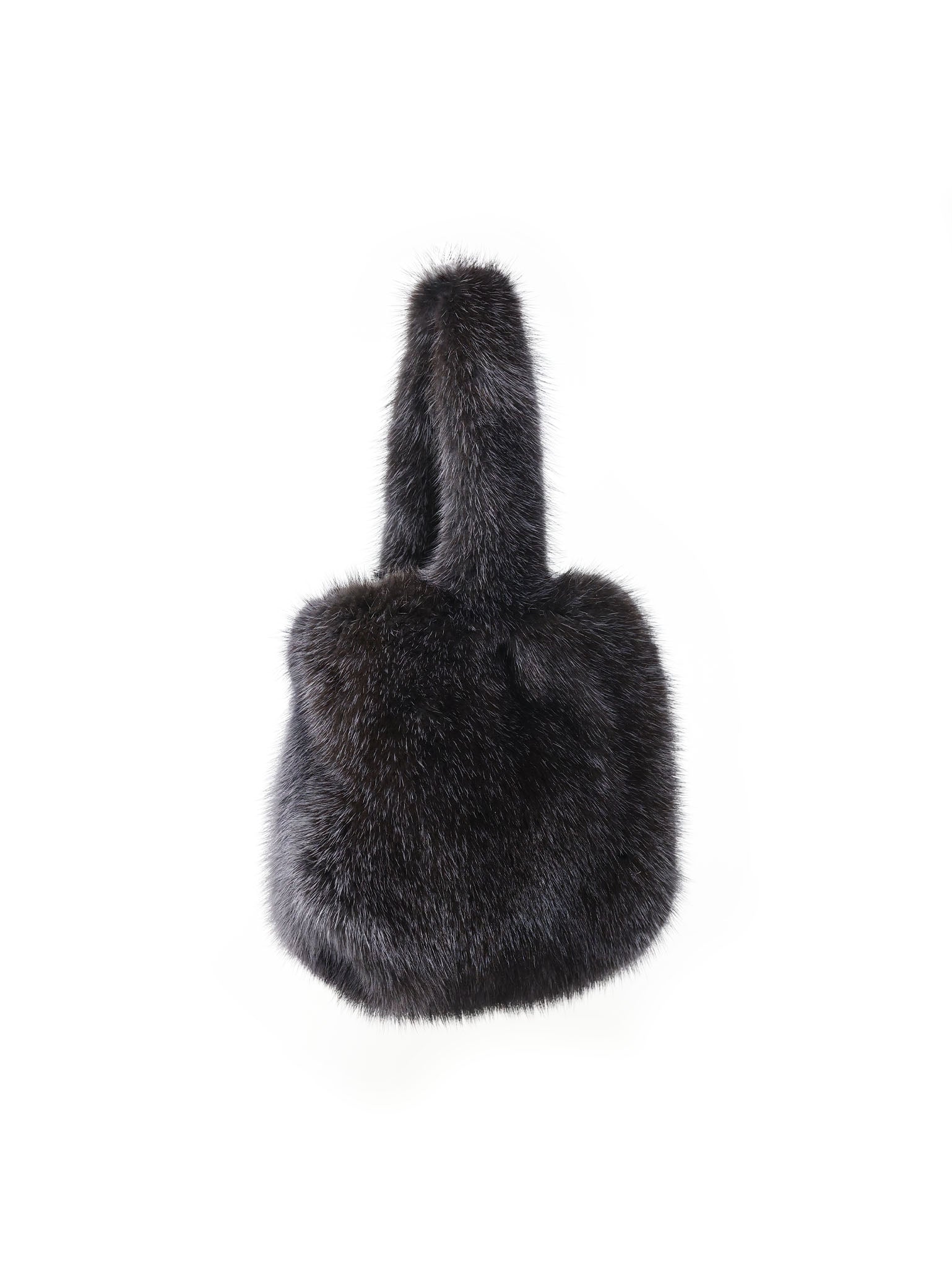 The Meow Mini Two-Tone Mink Fur Bag