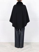 The Evelyn Cape with Mink Collar