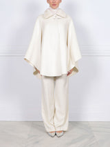 The Evelyn Cape with Mink Collar