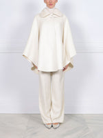 The Evelyn Cape with Mink Collar