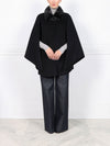 The Evelyn Cape with Mink Collar