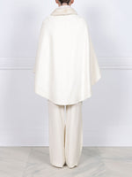 The Evelyn Cape with Mink Collar