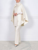 The Evelyn Cape with Mink Collar