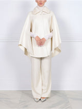 The Evelyn Cape with Mink Collar